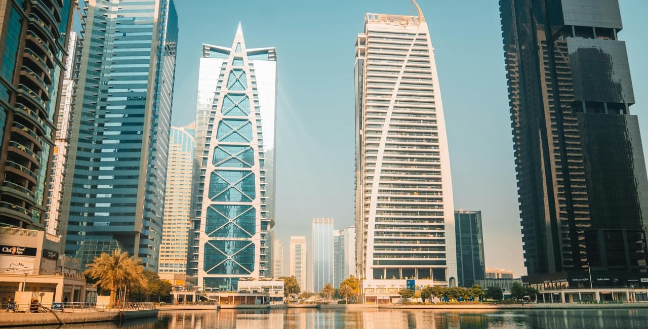 Nakheel Palm Jumeirah aerial view
